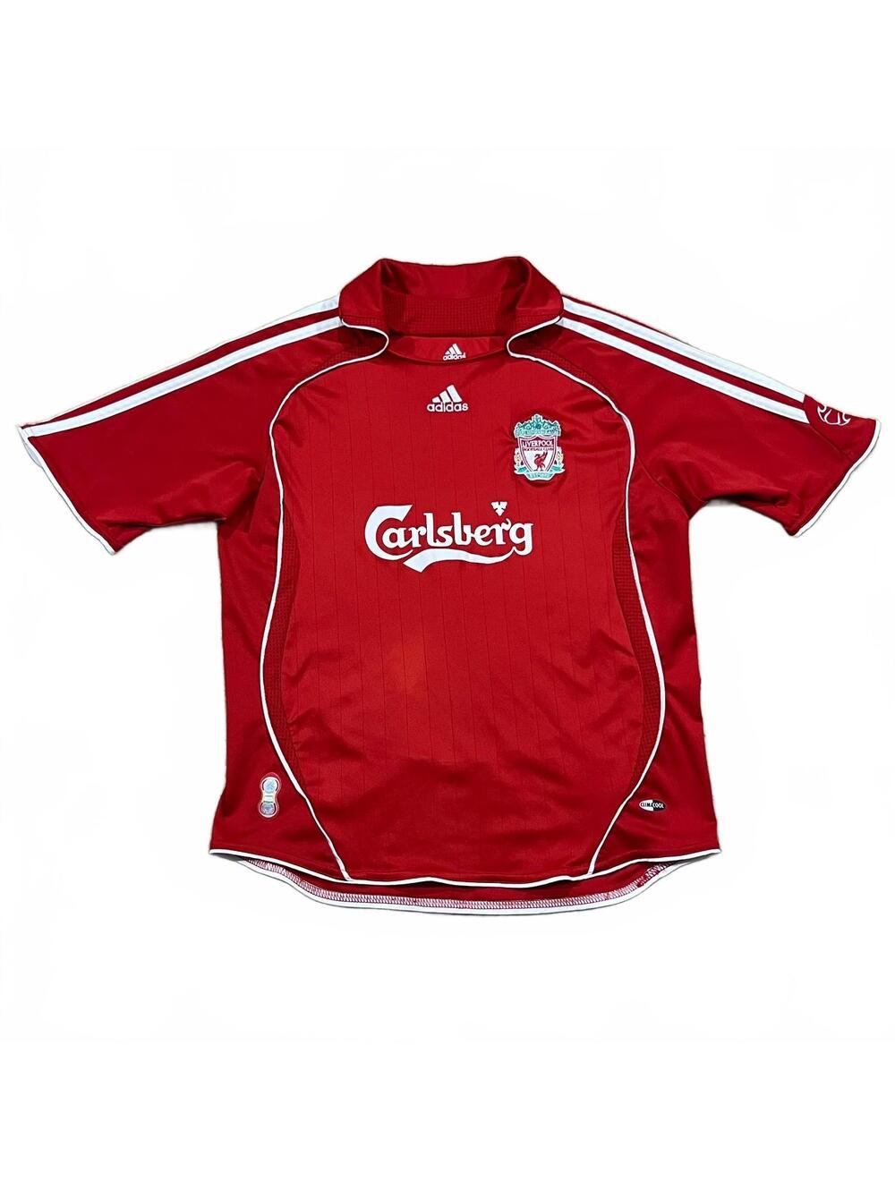 Vintage 2006 Liverpool FC Adidas Jersey Boys Red Size Medium